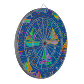 Summer Yachting Dartbord (Voorkant Links)