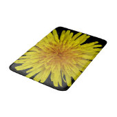 Summer Yellow Dandelion Flower on any Color Badmat (Gekanteld)