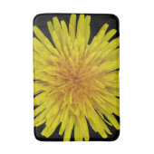 Summer Yellow Dandelion Flower on any Color Badmat (Voorkant Verticaal)