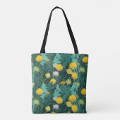 Summer Yellow Dandelions Tote Bag (Achterkant)