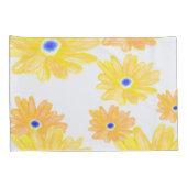 Summer Yellow Floral  Kussensloop (Achterkant-Rechts)