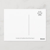 Summer Yellow Labrador met zonnebloemen Briefkaart (Achterkant)