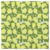 Summer Yellow Lemons Fruit Pattern Stof (Swatch)