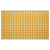 Summer Yellow Oranje Gingham Stof (Fat Quarter)