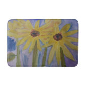 Summer Yellow Sunflower Bath Mat (Voorkant)