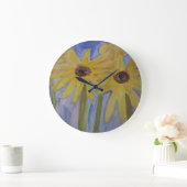 Summer Yellow Sunflower Clock Grote Klok (Huis)