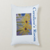 Summer Yellow Sunflower Gepersonaliseerd Accent Kussen (Voorkant(Verticaal))