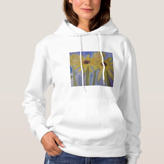 Summer Yellow Sunflower Hoodies (Voorkant)