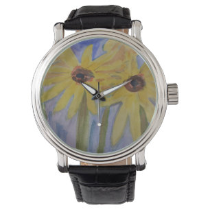 Summer Yellow Sunflower Horloge