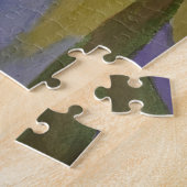 Summer Yellow Sunflower Jigzaag Puzzle Legpuzzel (Zijkant)