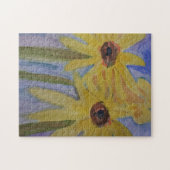 Summer Yellow Sunflower Jigzaag Puzzle Legpuzzel (Horizontaal)
