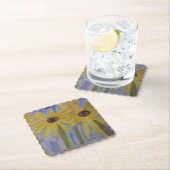 Summer Yellow Sunflower Kartonnen Onderzetters (Insitu)