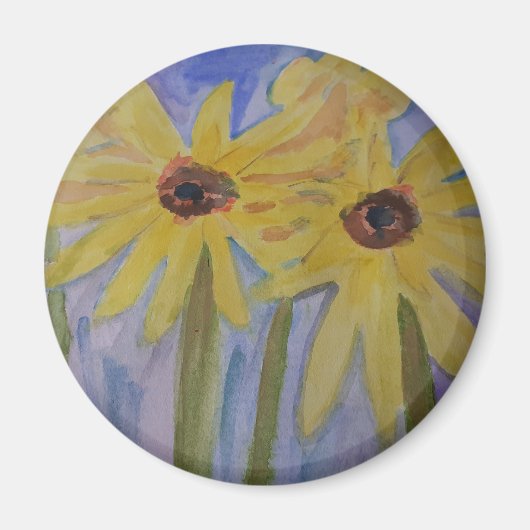 Summer Yellow Sunflower Magnet (Voorkant)