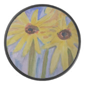 Summer Yellow Sunflower Puck (Voorkant)