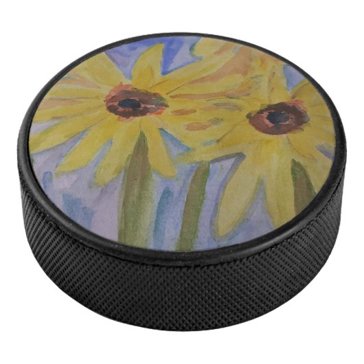 Summer Yellow Sunflower Puck (3/4)