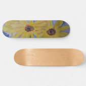 Summer Yellow Sunflower Skateboard (Horizontaal)
