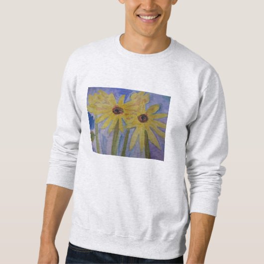 Summer Yellow Sunflower Sweatshirt (Voorkant)