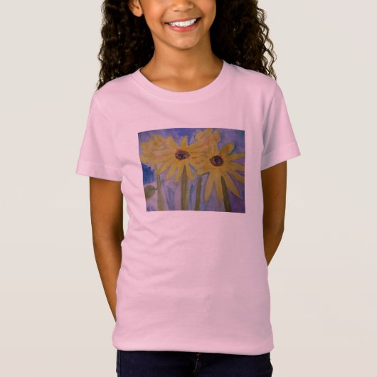 Summer Yellow Sunflower T-shirt (Voorkant)