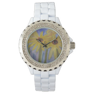 Summer Yellow Sunflower Watch Horloge