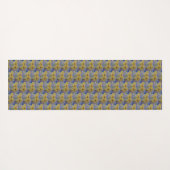 Summer Yellow Sunflower Yogamat (Achterkant (horizontaal))