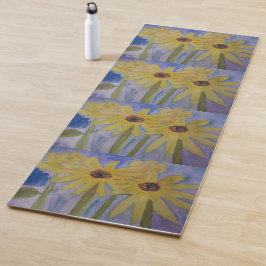 Summer Yellow Sunflower Yogamat