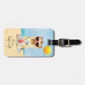 Summer Yorkie Bagagelabel (Voorkant horizontaal)