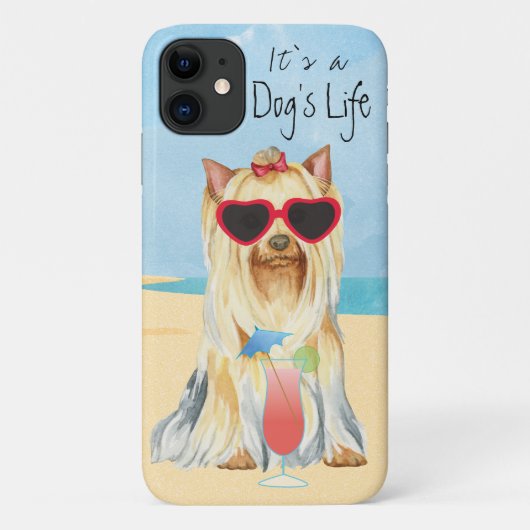 Summer Yorkie Case-Mate iPhone Case (Achterkant)