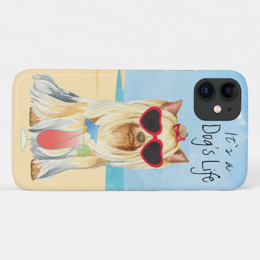 Summer Yorkie Case-Mate iPhone Case (Achterkant (horizontaal))