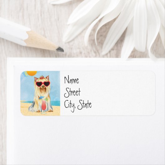 Summer Yorkie Etiket (Insitu)