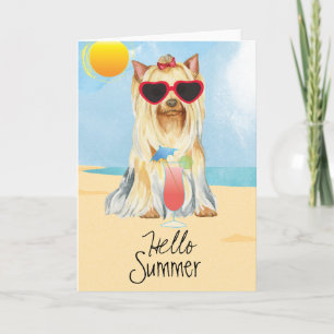 Summer Yorkie Kaart
