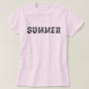 Summer Zebra Print T-shirt