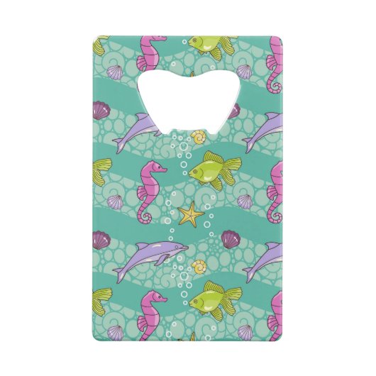 Summer Zee Pattern Creditkaart Flessenopener (Achterkant)