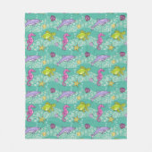 Summer Zee Pattern Fleece Deken (Voorkant)