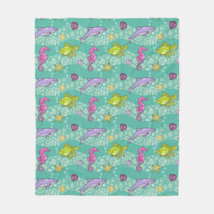 Summer Zee Pattern Fleece Deken