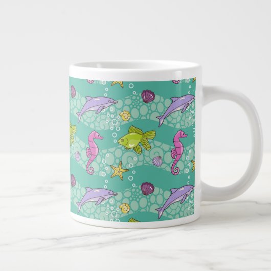 Summer Zee Pattern Grote Koffiekop (Rechts)