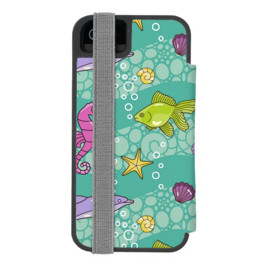 Summer Zee Pattern Incipio iPhone Portemonnee Hoesje (Agenda Achterkant)