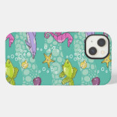 Summer Zee Pattern iPhone Hoesje (Achterkant horizontaal)