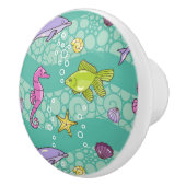 Summer Zee Pattern Keramische Knop (Rechts)