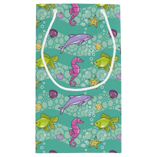 Summer Zee Pattern Klein Cadeauzakje (Achterkant)