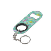 Summer Zee Pattern Sleutelhanger Flessenopener (Achterkant Gekanteld)
