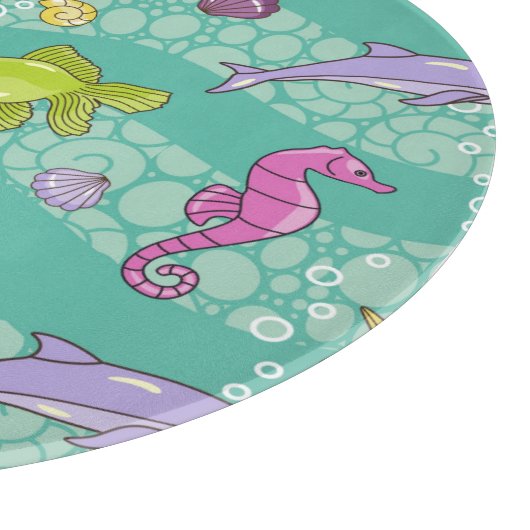 Summer Zee Pattern Snijplank (Hoek)