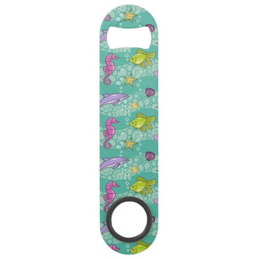 Summer Zee Pattern Speed Flessenopener (Voorkant)