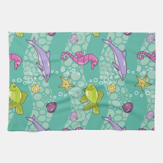 Summer Zee Pattern Theedoek (Horizontaal)