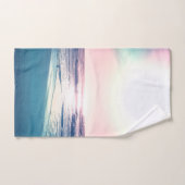 Summer Zee Sunset Tropical Beach Foto Bad Handdoek (Handdoek)