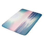 Summer Zee Sunset Tropical Beach Foto Badmat (Gekanteld)