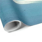 Summer Zee Sunset Tropical Beach Foto Cadeaupapier (Rol Hoek)