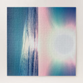 Summer Zee Sunset Tropical Beach Foto Legpuzzel (Horizontaal)