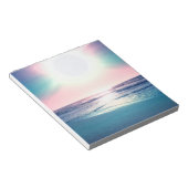 Summer Zee Sunset Tropical Beach Foto Notitieblok (Schuin)