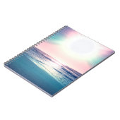 Summer Zee Sunset Tropical Beach Foto Notitieboek (Linkerzijde)