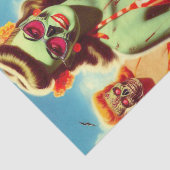 Summer Zombie Pin-up Tissuepapier (Detail)